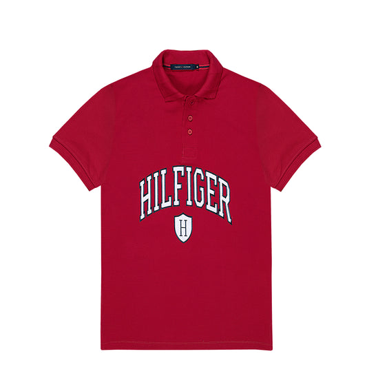 RED TOMMY HILFGR POLO  SOFT COTTON (0006-ZF)