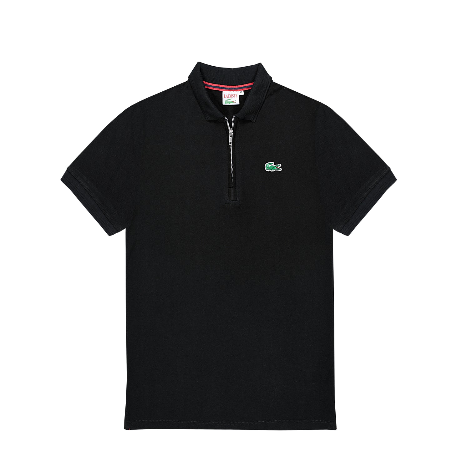 LCST BLACK POLO  SOFT COTTON (00013-ZF)